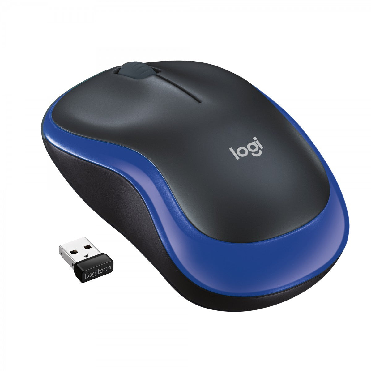 Logitech M185 Wireless Mouse – Blue (910-002236)