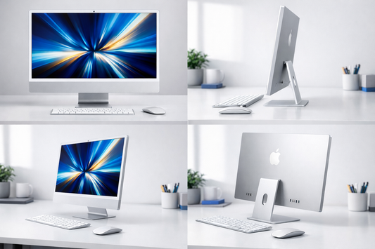 24-inch iMac with Retina 4.5K display: Apple M3 chip with 8-core CPU and 8-core GPU, 16GB, 256GB SSD – Silver