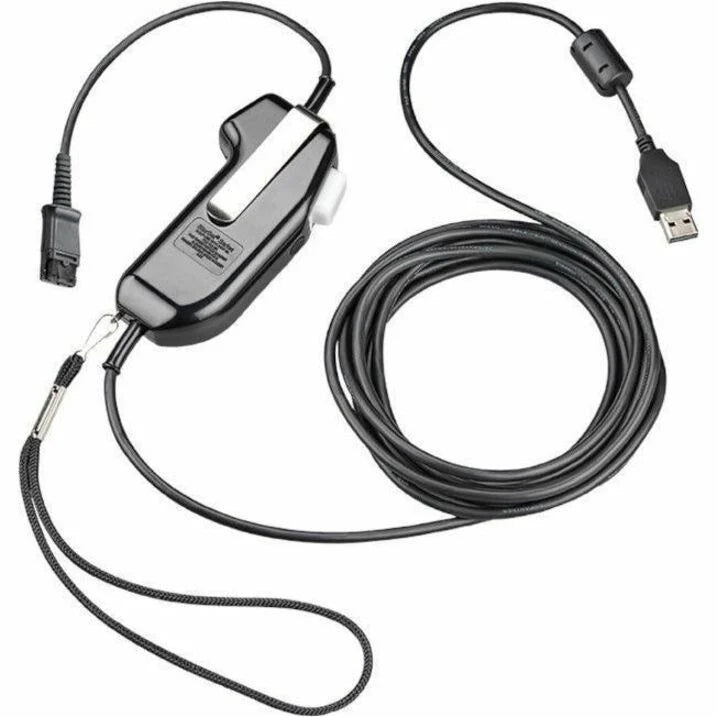 Poly SHS 2626-14 USB-PTT Secure Voice Monaural Serialized PTT Momentary TAA No localization 8K7N1AA#AC3