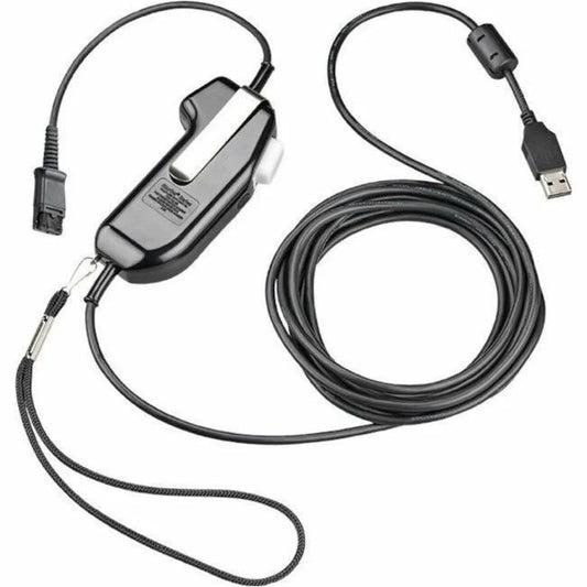 Poly SHS 2626-14 USB-PTT Secure Voice Monaural Serialized PTT Momentary TAA No localization 8K7N1AA#AC3