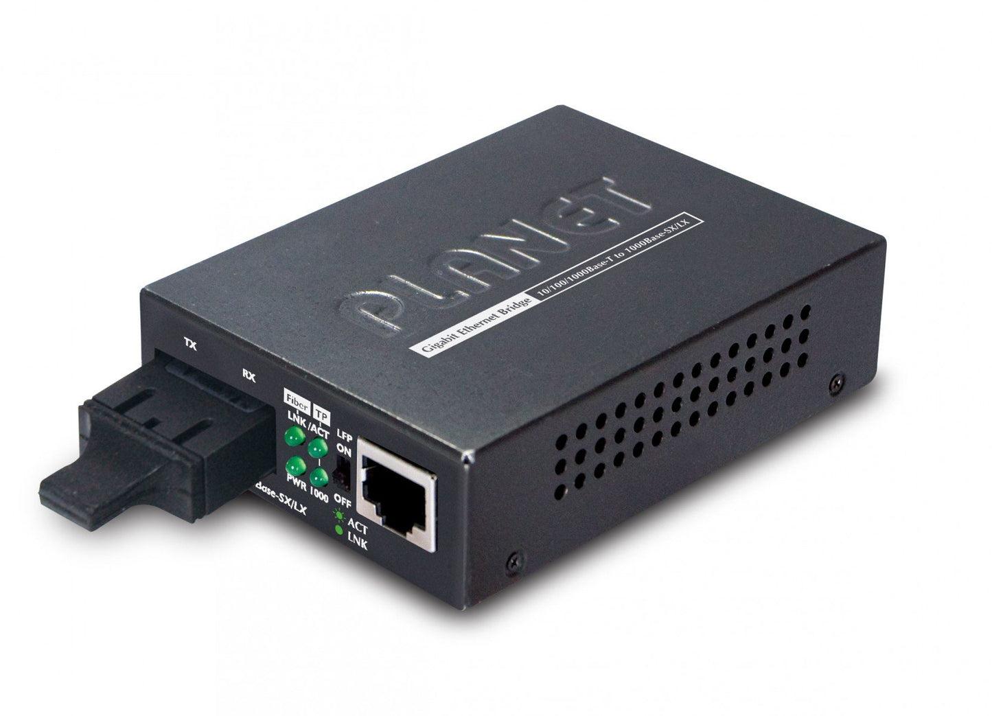 Planet GT-802S 10/100/1000Base-T to 1000Base-LX Gigabit Converter (SC Single Mode, 20km)
