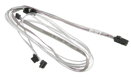 Supermicro CBL-0388L-01 internal cable MiniSAS to 4x SATA 0,75/0,75/0,90/0,90m