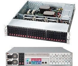 Supermicro CSE-216BE1C-R920LPB server barebone Rack (2U) Silver