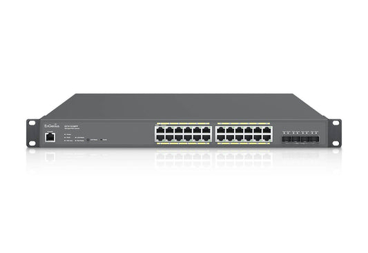 Switch zarz?dzalny 24x RJ45 Gigabit PoE+ 410W, 4x SFP+, EnGenius Cloud
