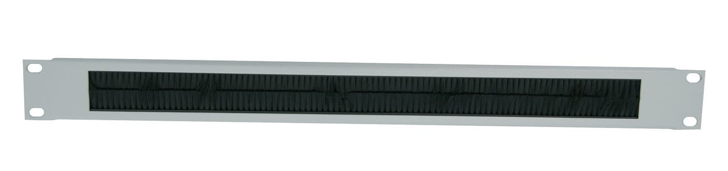 Intellinet 712477 48.3cm 1U Cable Management Brush Panel in Gray