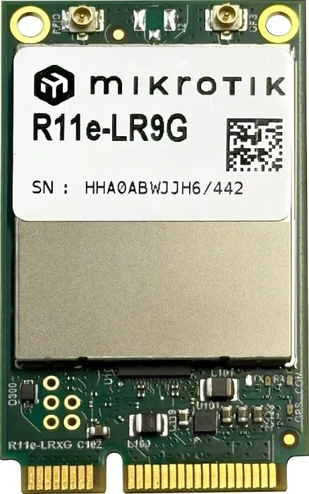 MikroTik R11e-LR9G, LoRa miniPCI-e card, 902-928 MHz