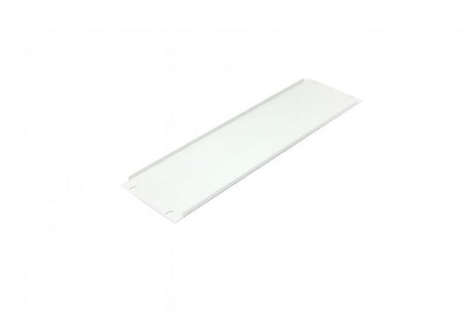 3U rack blank panel for 19" Cabinet, Gray (RAL 7035)