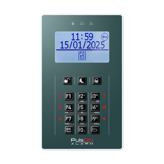 BCS PULSON FRONT LCD/C ANT Anthracite front for LCD/C keypad