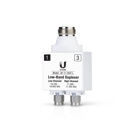 Ubiquiti Networks AF-11-DUP-L fibre optic adapter 1 pc(s) Silver, White
