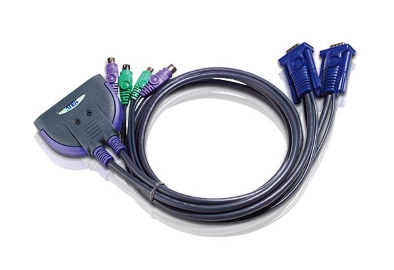 ATEN CS62S - KVM switch - 2 x KVM port(s)
