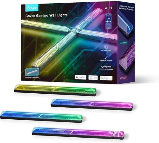 Govee H6063 Gaming Wall Light | LED | RGBIC, 2.4GHz Wi-Fi + Bluetooth
