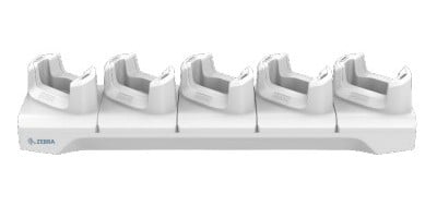 Zebra EVM CRD-HC2L5L-BS5CO 5-Slot Charge Only Cradle for HC2X/HC5X Healthcare with Hand Strap Compatibility