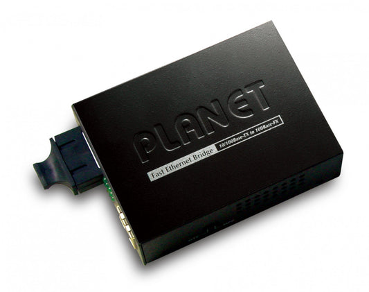 Planet FT-802S15 10/100TX - 100Base-FX (SC) Single Mode Bridge Fiber Converter - 15KM, LFPT