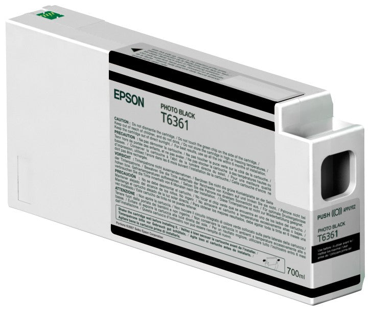 Epson T6361 Photo Black 700ml Ink Cartridge - 1 Pack