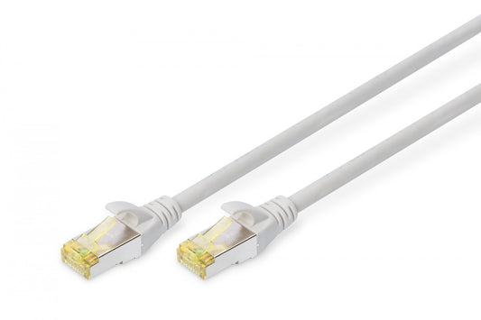 CAT 6A S-FTP patch cord, Cu, LSZH AWG 26/7, length 0.25 m, color grey