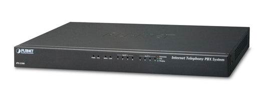Planet IPX-2200 200 User Asterisk base Advance IP PBX with 2-expandable PCI interface slots(FXO/FXS/GSM), IETF SIP/IAX2, T.38 FoIP, TLS/SRTP, IP Stackable, High