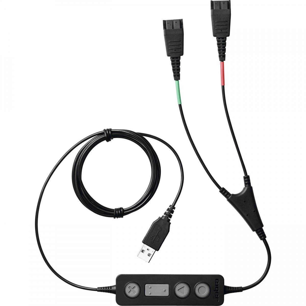 Jabra Link 265 USB with 2 QD Training cable with mute option