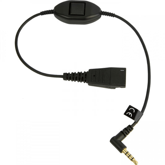 LINK Mobile QD to 3.5 mm Connect QD headset to Mobile