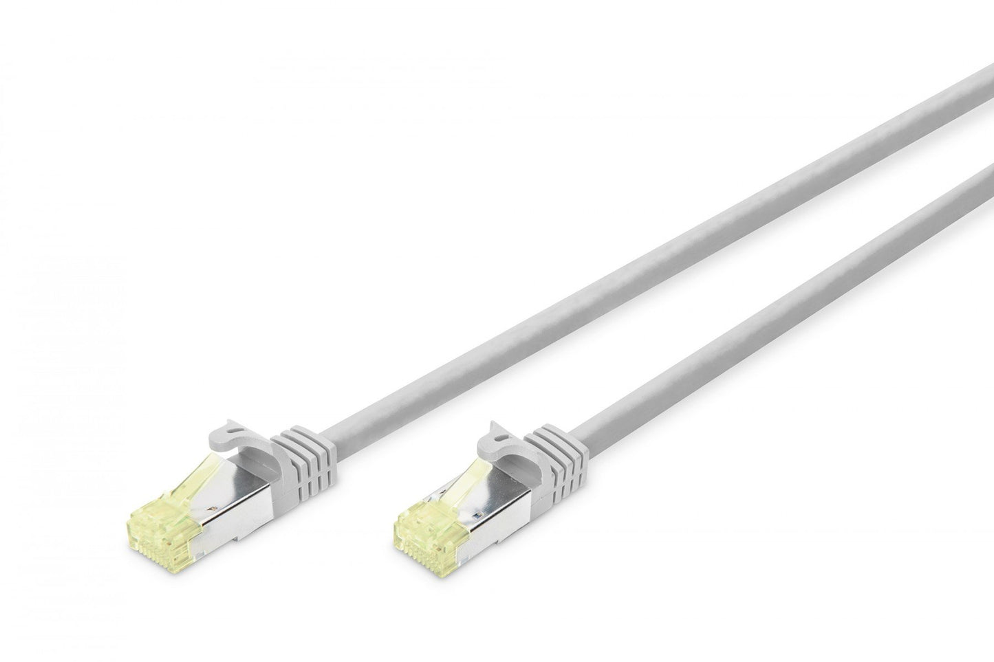 CAT 6A S/FTP patch cord, Cu, LSZH, component level AWG 26/7, length 3m, color grey