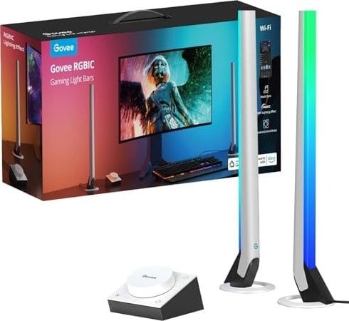 Govee H6047 Gaming Light Bars | LED lights | RGBIC, Wi-Fi, Alexa, Google Assistant