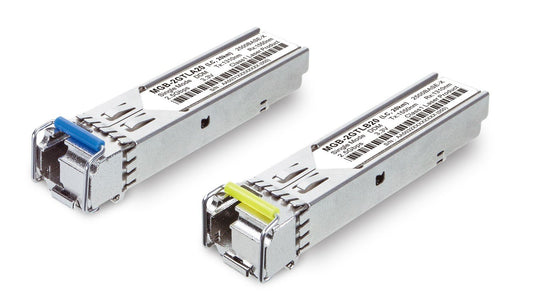 Planet MGB-2GTLA20 2.5G SFP Transceiver (WDM, TX:1310nm RX:1550nm, DDM, -40~85°C) - 20km