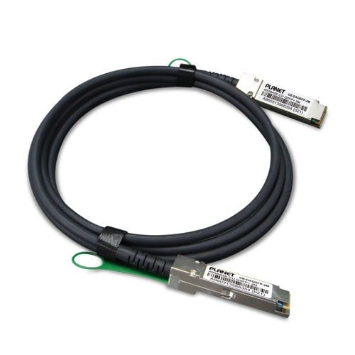 Planet CB-DAQSFP-2M 40G QSFP+ Direct Attach Copper Cable for XGS3-24242(v2) hardware stacking port - 2 Meters
