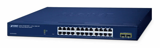 Planet GS-2210-24T2S Swicth Smart 24xGE 2xSFP