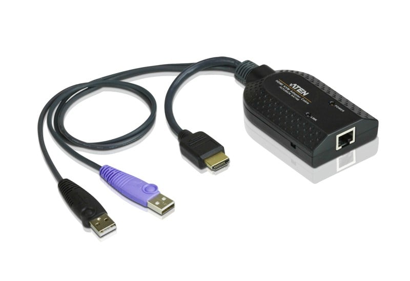 KA7168 - USB - HDMI - Black - Plastic - 104 g - 1 x RJ-45 - 2 x USB A - 1 x HDMI