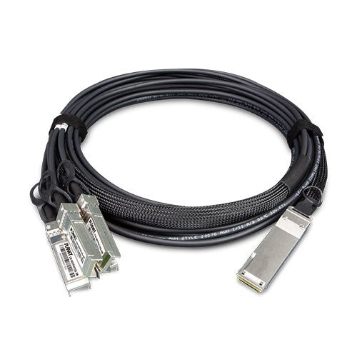 Planet CB-QSFP4X10G-3M 40G QSFP+ to 4 10G SFP+ Direct Attached Copper Cable - 3M