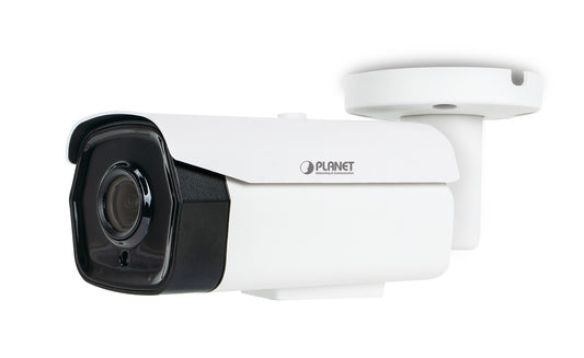 Planet ICA-M3580P H.265 5 Mega-pixel Smart IR Bullet IP Camera with Remote Focus and Zoom:2.7~13.5mm Motor Lens with 5x Zoom, 1/2.8” 5MP SONY Starvis CMOS senso