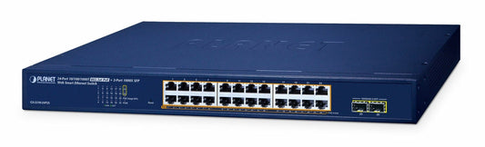 Planet GS-2210-24P2S Switch Smart 24xGE PoE+ 2xSFP