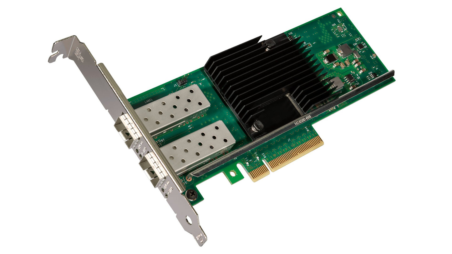 X710DA2BLK - Internal - Wired - PCI Express - Fiber - 10000 Mbit/s - Black - Green - Stainless steel