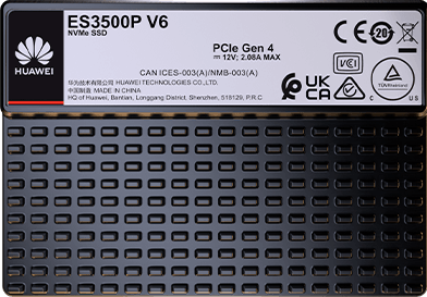 Huawei ES3500P V6 PCIe 4.0 7.68TB SSD NVMe Disk Unit 2.5inch sectorsize-512 BJXS