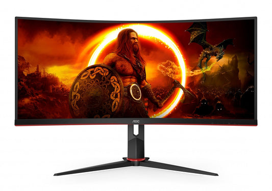 AOC CU34G2XP/BK Ultra-Wide Curved Gaming Monitor