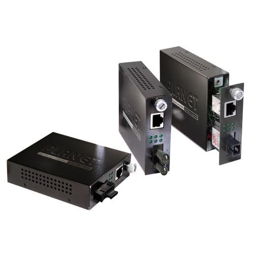 Planet FST-802S15 10/100Base-TX to 100Base-FX (SC) Smart Media Converter - Single Mode 15KM