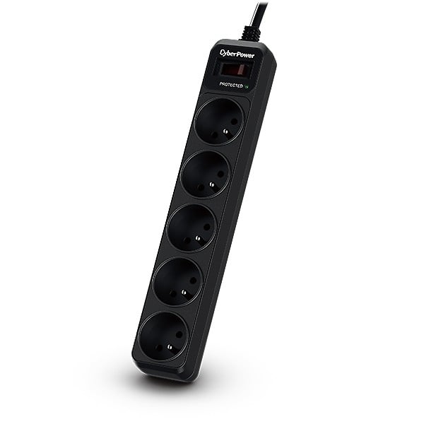 CyberPower B0520SC0-FR surge protector Black 5 AC outlet(s) 200 - 250 V 1.8 m