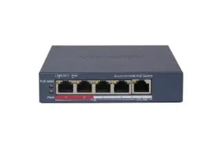 Hikvision DS-3E1105P-EIV2 network switch Managed Fast Ethernet (10/100) Power over Ethernet (PoE) Gray