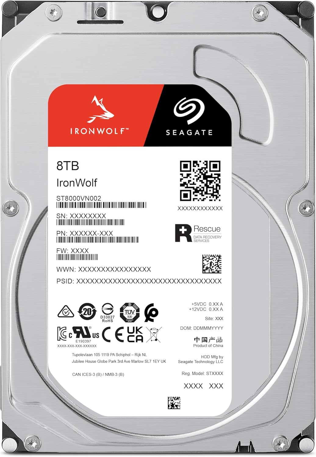 Seagate IronWolf 8 TB ST8000VN002