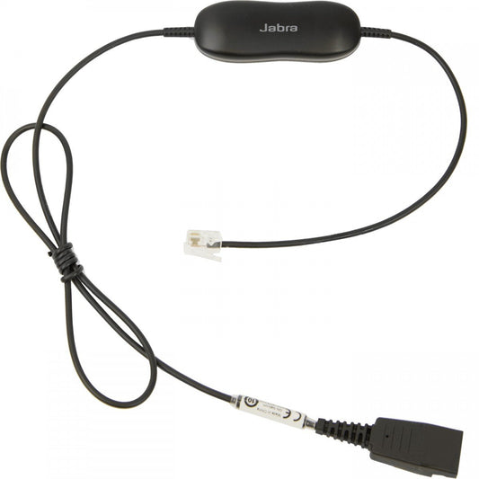 Smart Cord, QD to RJ9, straight, with 8-position switch configurator, for Avaya one-X Telephone system ( for 96XX Series)
