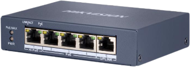 Hikvision DS-3E0505HP-E 4 Port Gigabit Unmanaged POE Switch