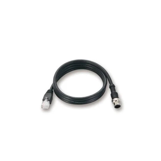 Planet CB-M12D4MRJ-1000 4-Pin D-Coding M12 Male to RJ-45 Ethernet Cable, 10 meters