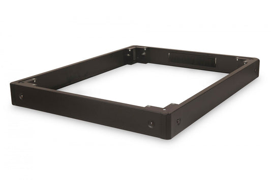 Plinth for network cabinets, 100x800x1000 mm, black, Varioflex-N, Unique, Dynamic Basic