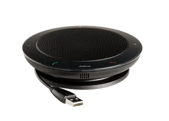Jabra SPEAK™ 410 MS USB Speakerphone, 360° Microphone, Wideband Audio – Microsoft Optimized