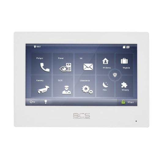 BCS BCS-MON7700W-S IP Video Monitor with Intercom Feature