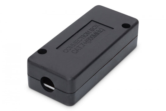 Junction Box CAT 7, 600 MHz, LSA strips for AWG 22-26, fully shielded,comp. design,26x35x80mm