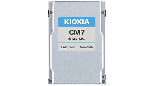 Kioxia SSD CM7-V 3.2TB U.3 (15mm) NVMe Gen5 SIE Mix Use DWPD 3 | KCMYXVUG3T20