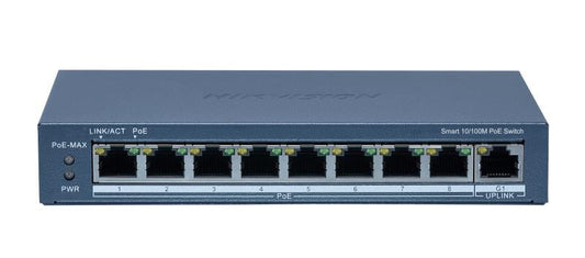 Hikvision DS-3E1309P-EI(B) 8 Port Fast Ethernet Smart POE Switch