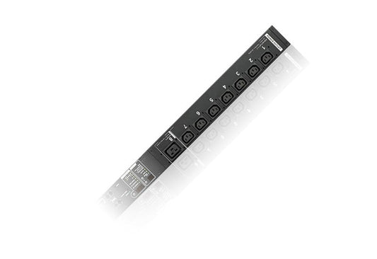PE8216G - Metered - 0U - Metal - Black - 16 AC outlet(s) - C13 coupler,C19 coupler