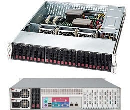Supermicro 216BAC-R920LPB Rack Black 920 W
