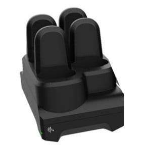 Zebra EVM CR6080-SC400F4WW: Cordless 4-Slot Device ShareCradle, Inductive, Midnight Black